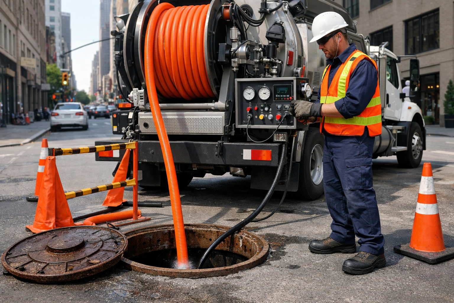 Desentupimento de esgoto