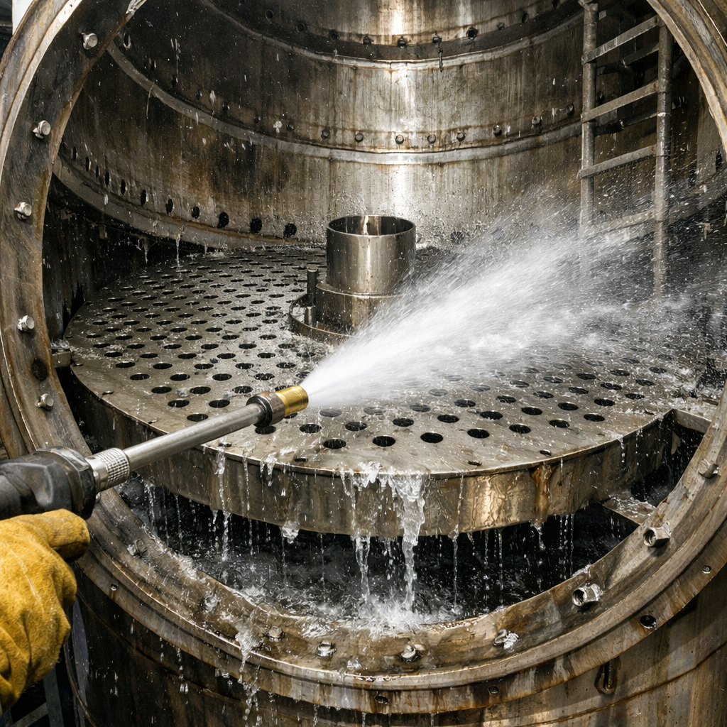 Limpeza de colunas industriais em Barra Bonita SC