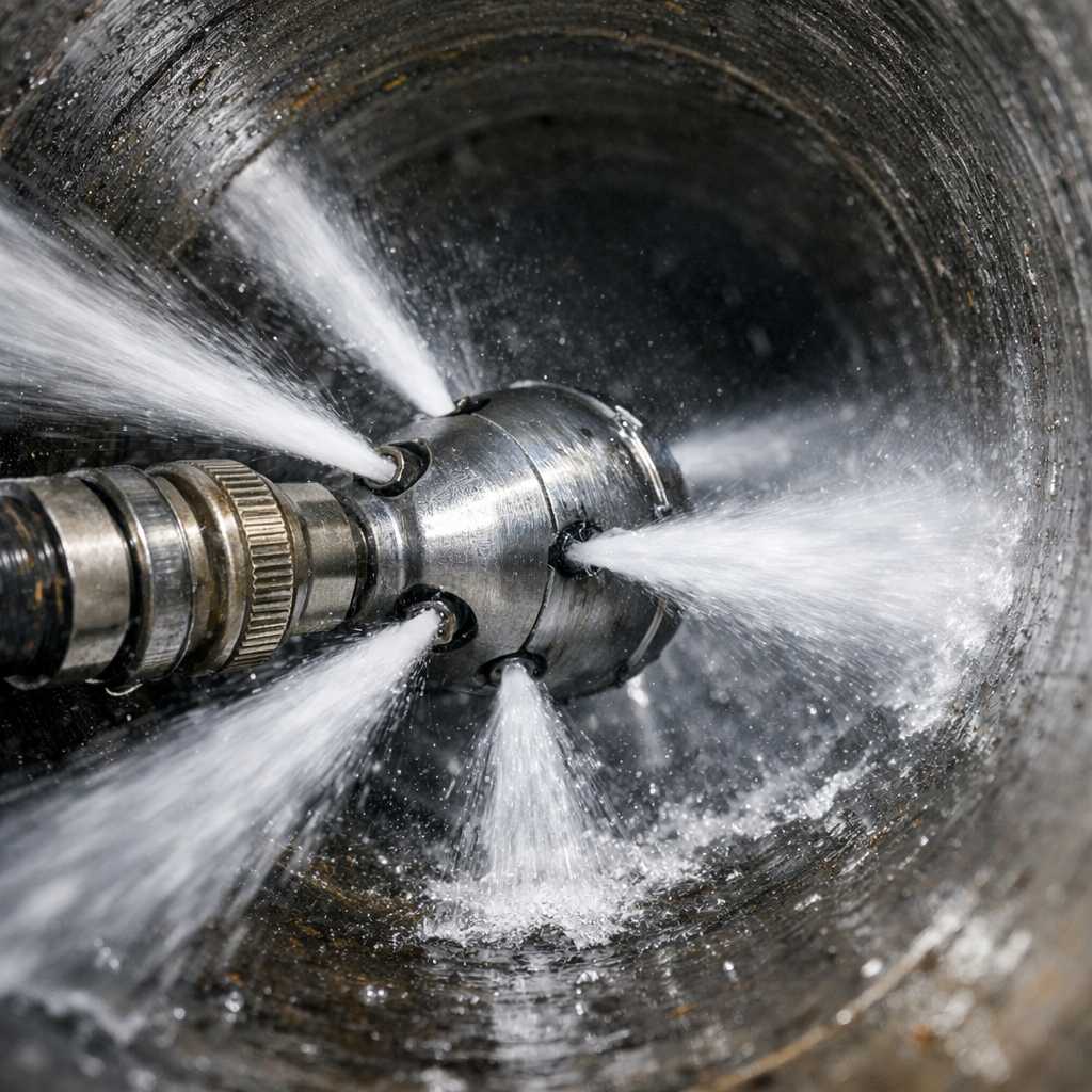 Limpeza de tubulações industriais com hidrojato de alta pressão em Barra Bonita SC